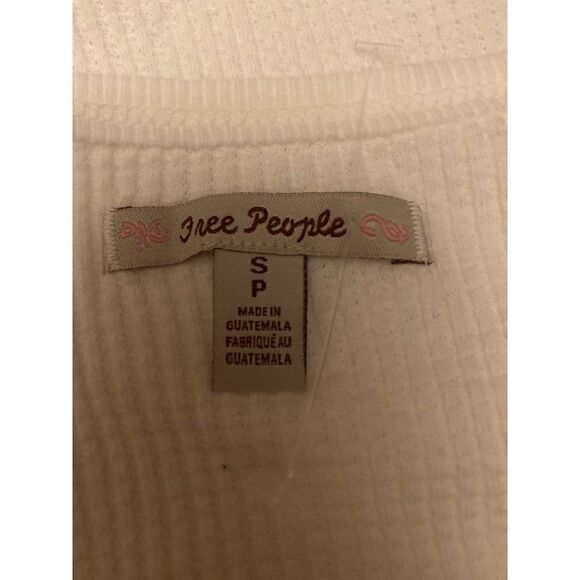 NWT Free People, women's Santa Clara Thermal, Alabaster size small - Picture 8 of 10